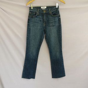 PISTOLA Hugger Highrise Kickflare Cropped Jeans 25w +MEASUREMENT  98%Cotton